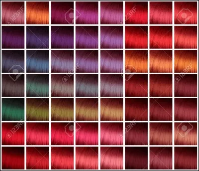 Quelle couleur choisis-tu pour tes cheveux ?