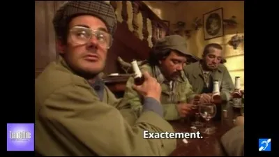 Dans "Les Chasseurs" des Inconnus, comment dit-on "bredouille" dans le Bouchonnois ?