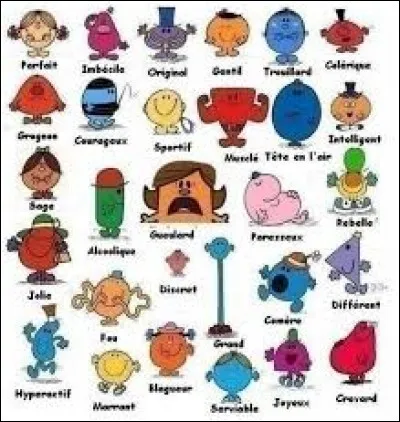 Quels sont les mots qui te décrivent le plus, parmi les suivants ?