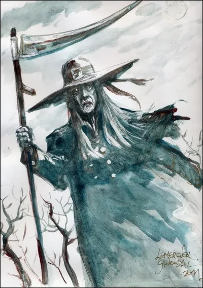 Comment se nomme le serviteur de la mort dans le folklore breton ?