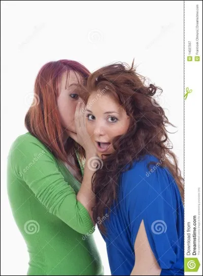 On ne peut pas l'arrêter, elle est caillette !