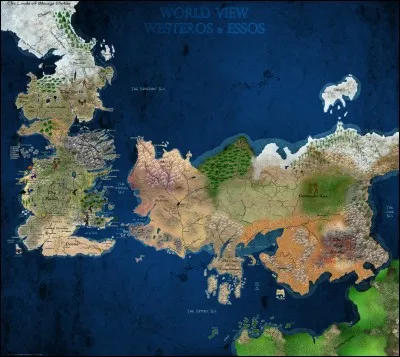 Comment s'appelle le troisième continent dans le monde connu de "Game Of Thrones" ?