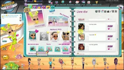 À partir de quel niveau peut-on écrire sur des livres d'or et créer des forums ?