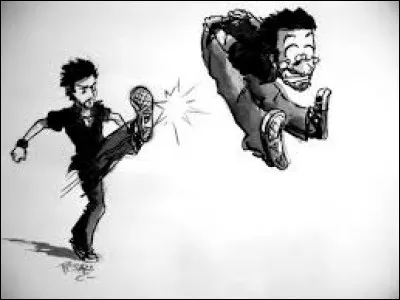 Donner un grand coups de pied aux fesses ! Associez à une autre expression !