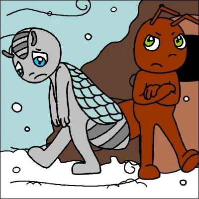 Poésie - Quand la cigale a-t-elle promis de payer la fourmi ?