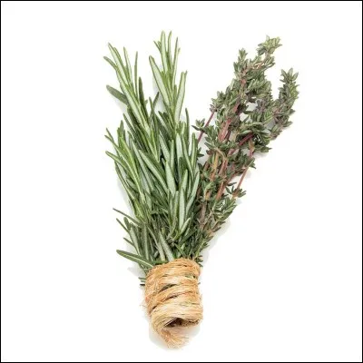 Pot-au-feu. Laquelle de ces herbes aromatiques est dans la composition du bouquet garni du pot-au-feu ?