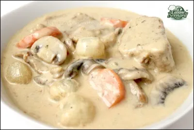 Blanquette de veau. Lequel de ces morceaux du veau n'apparaît pas dans la recette de la blanquette de veau traditionnelle ?