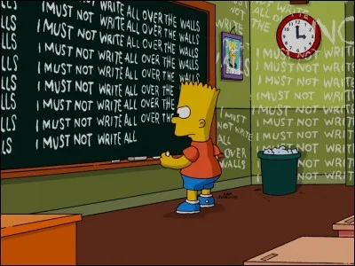 Qui est le professeur de Bart Simpson en classe de CM1 ?