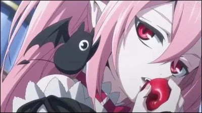 Voyons c'est évident et scientifiquement prouvé ! Tous les vampires raffolent des pommes rouges. Même Krul Tepes est en train d'en dévorer une bien juteuse sous vos yeux frétillants. Cette vampire du manga "Owari no Seraph", en est même la reine. Mais avant, dites-moi la race de son frère ?