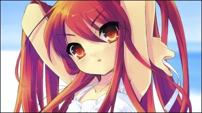 Déjà là ? Ce que le temps passe vite ! Même Shana, qui d'habitude va plus vite dans "Shakugan no Shana", n'a pas eu le temps de bien nouer sa robe. Faut dire qu'elle ne pensait pas que vous viendriez si vite. Et même si elle est douce, il ne faut pas la sous-estimer. Qu'est-ce qui est faux à son sujet ?