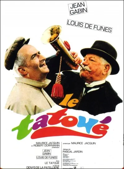 Dans le film "Le Tatoué" de 1968, quel célèbre peintre italien est censé avoir tatoué le dos de Jean Gabin ?