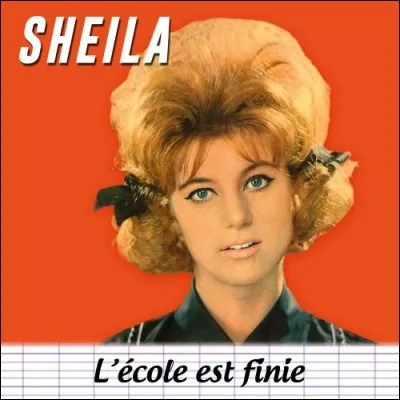 Sheila avait 16 ans quand elle a enregistré la chanson "L'école est finie".