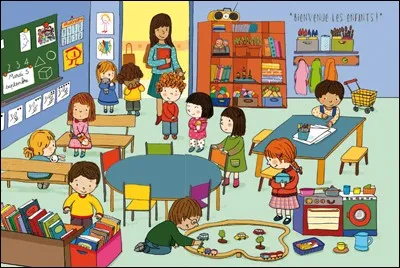 En France, l'école maternelle est gratuite et facultative.