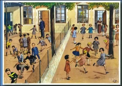 Avant 1870, les filles étaient exclues de la scolarité.