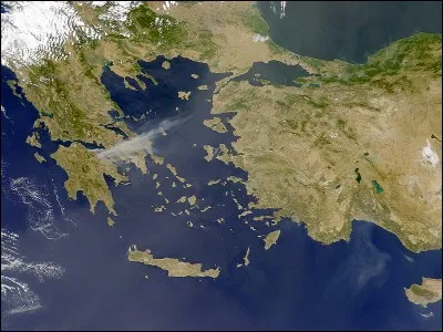Quelle mer se situe entre la Turquie et la Grèce ?