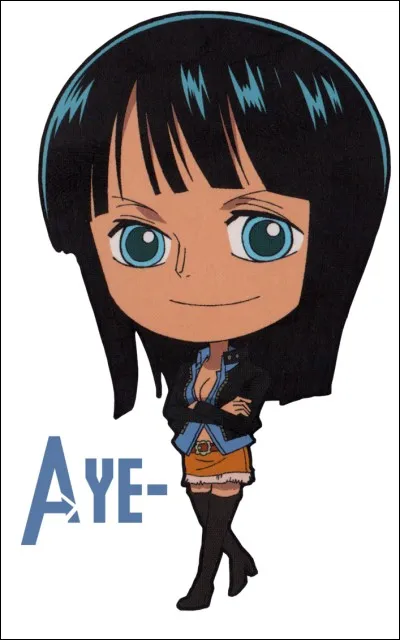 Elle est une légende vivante : à huit ans elle a détruit huit navires de la Marine ! Le gouvernement en a fait une criminelle de rang A, mais il n'a jamais réussi à l'attraper, et ça fait vingt ans que ça dure :