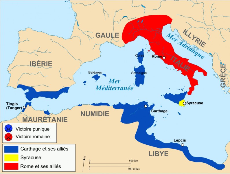 Histoire - En quelle année Carthage est-elle fondée ?