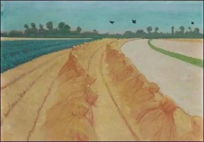 Qui a peint "Champ de blé, soleil couchant" ?