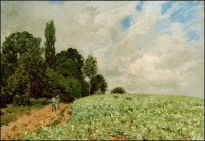 Qui a peint "Le champ de trèfle" ?