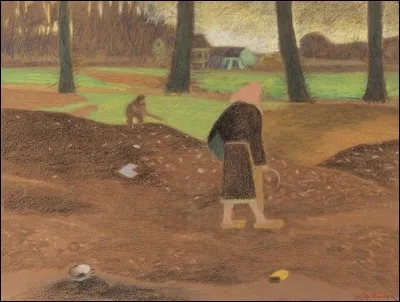 Qui a peint "Travail des champs" ?