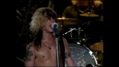 Quelle chanson n'est pas chantée par Axl ?