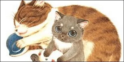 Dans "Plum, un amour de chaton", Plum est très jalouse de Flocon.