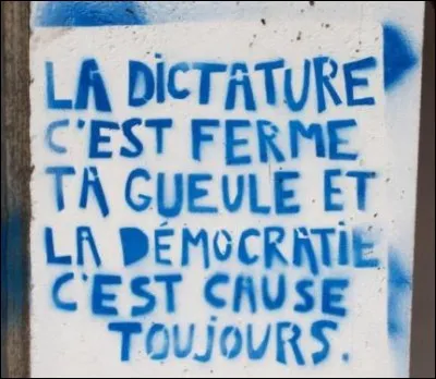 Qu'est-ce qu'une dictature ?