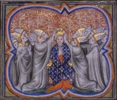 Combien de pairs de France entourent les rois de France lors de la cérémonie du sacre ?