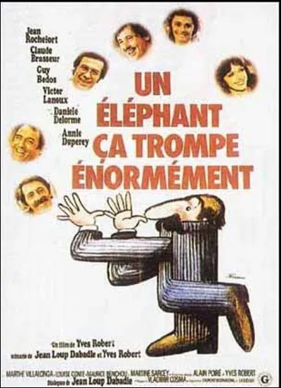 Quel sport pratiquent ensemble les quatre amis du film d'Yves Robert « Un éléphant ça trompe énormément » ?