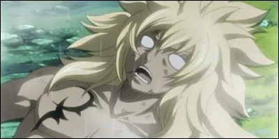 Gray Fullbuster affronte Zankuro sur l'île de Tenrô lors de l'examen de rang S.