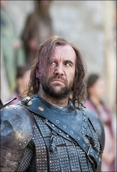 Comment le père Clegane justifia-t-il à tout le monde la brûlure sur le visage de son fils, Sandore Clegane ?