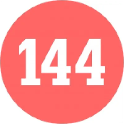 Quelle est la racine carr&eacute;e de 144 ?