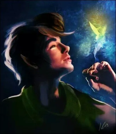 Qui est ce jeune homme qui regarde la fée Clochette ?