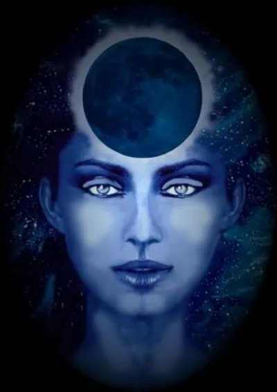 La lune fut ddie  quelle desse ?