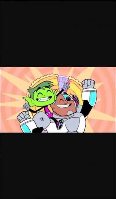 Dans le deuxième épisode "Les tartes" , quel est le tout premier cadeau que Changelin veut offrir à Cyborg ?