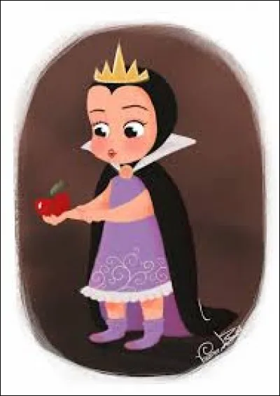 À qui la méchante reine donne-t-elle cette pomme ?