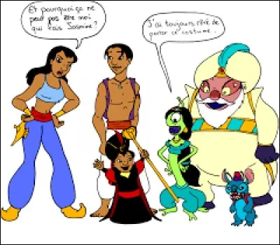 Qui est déguisé en Jafar ?