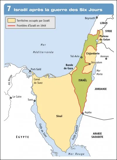 Quel jour la guerre des "Six Jours" s'est-elle terminée ?