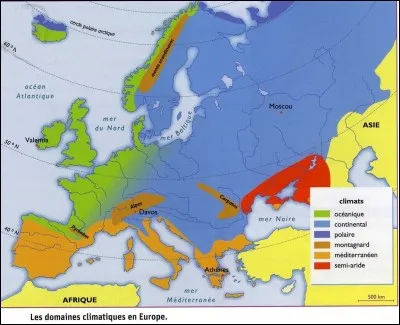 L'Europe possède majoritairement...