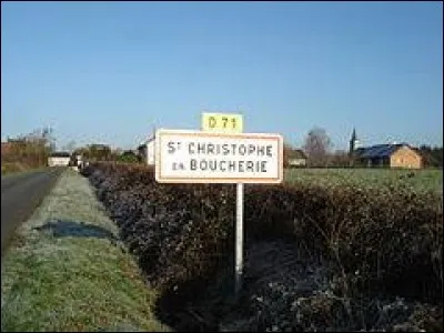 Nous sommes dans l'Indre, à l'entrée de Saint-Christophe-en-Boucherie. Commune de la région naturelle du Boischaut sud, elle se situe en région ...