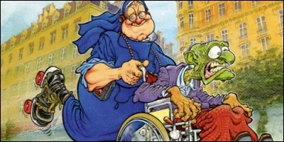 Soeur Marie-Thérèse des Batignolles succombe régulièrement aux paradis artificiels de l'alcool et de la drogue.