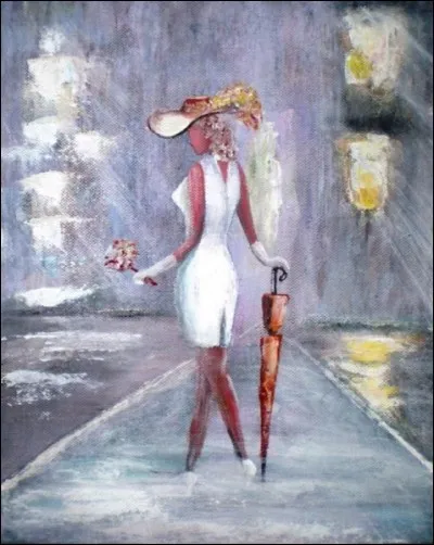 Dame aux grands airs.