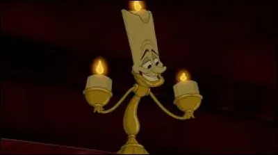 Dans quel film d'animation Disney trouve-t-on ce personnage qui s'appelle "Lumière" ?