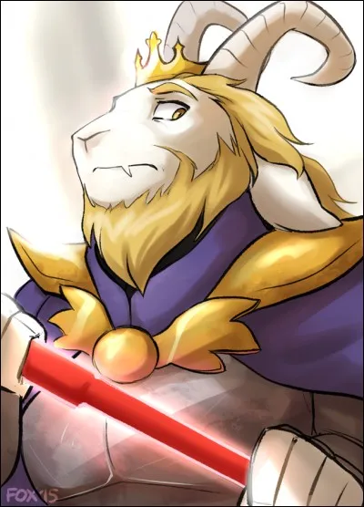 Quel est le personnage qui nous sauve contre Asgore (Pacifiste) ?