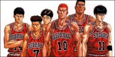 Hanamichi Sakuragi intègre l'équipe de basket pour faire plaisir à la fille dont il est amoureux, il s'agit du manga :