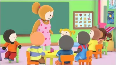 Tchoupi a décidé de prendre une leçon de couture. 
- Tchoupi, de quel numéro à quel numéro sont numérotées les aiguilles à coudre ?