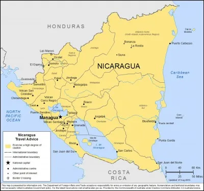 Quel est le drapeau du Nicaragua ?