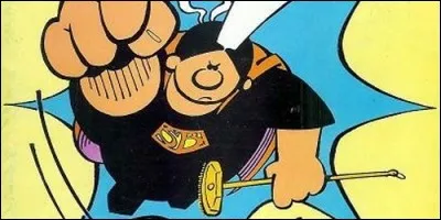 Lequel de ces personnages ne fait pas partie de la bande dessinée "Superbigou" ?