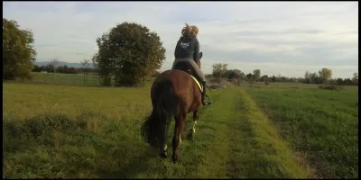 Sur les chemins, en montée :