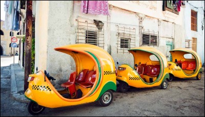 De quel type sont ces taxis cubains ?